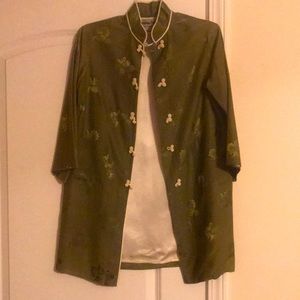 Vintage Kids 100% Silk Chinese shirt / tunic